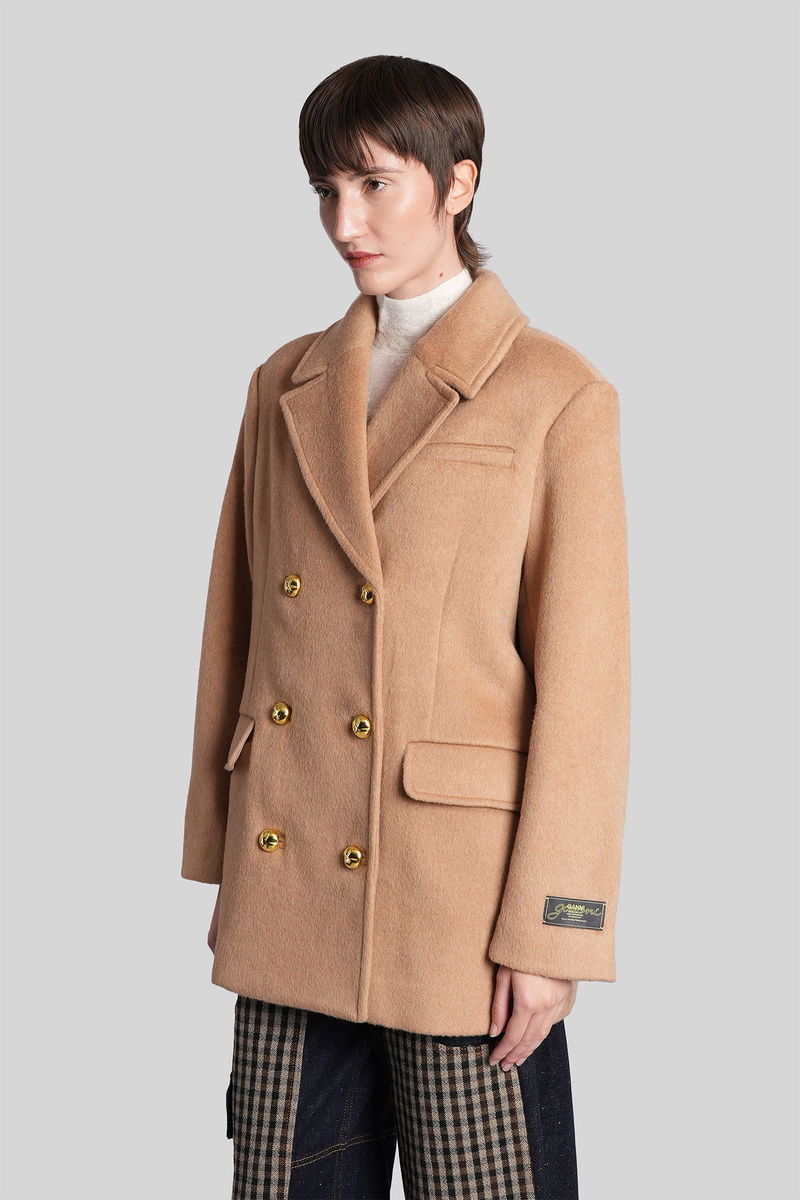 Ganni Coat - Beige