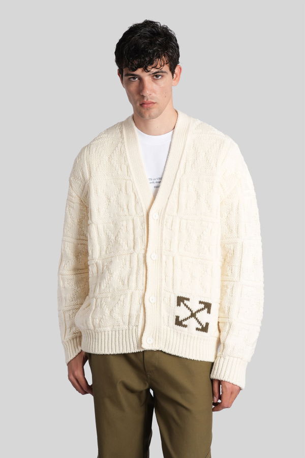 Off-White Cardigan - Beige