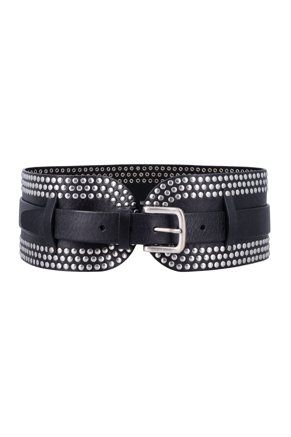 Golden Goose Sash Leather Belt - Black