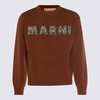 Marni Wool Knitwear Sweater - Maroon - Thumbnail 1