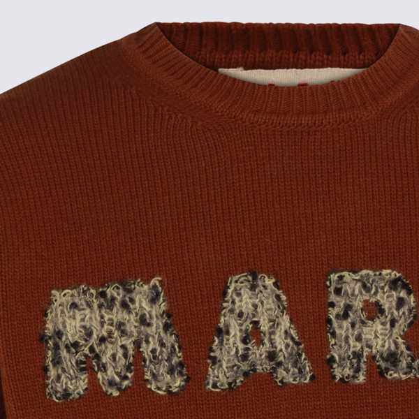 Marni Wool Knitwear Sweater - Maroon