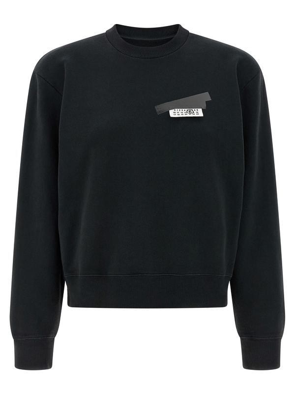 MM6 Maison Margiela Numeric Signature MM6 Sweatshirt - Black