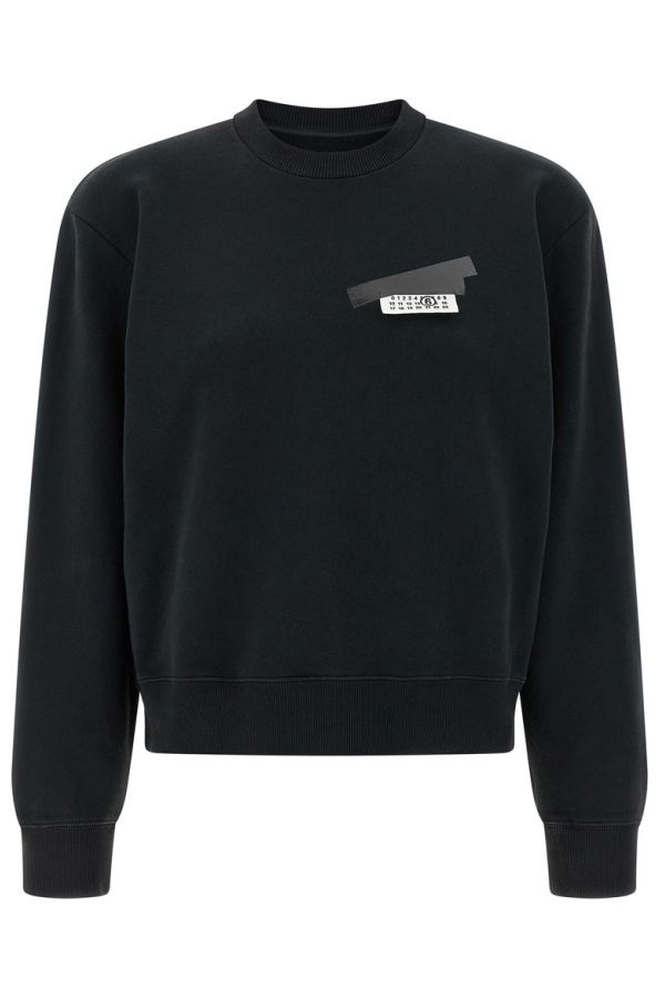 MM6 Maison Margiela Numeric Signature MM6 Sweatshirt - Black