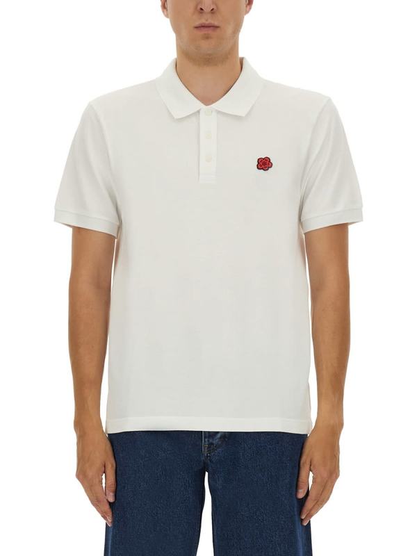 Kenzo Cotton Polo Polo - White