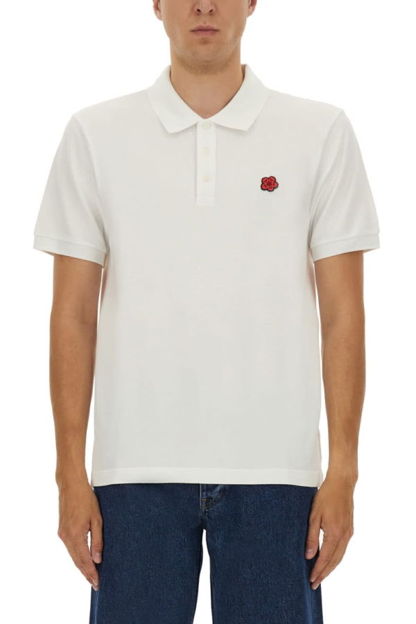Kenzo Cotton Polo Polo - White