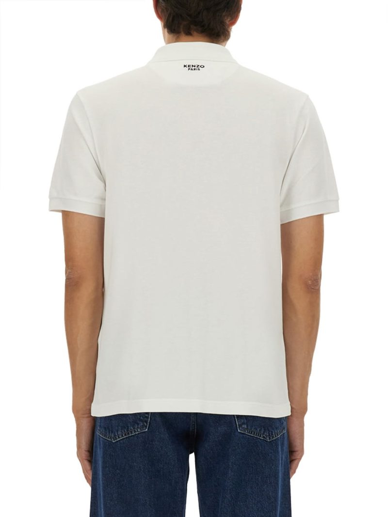 Kenzo Cotton Polo Polo - White