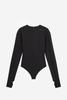MM6 Maison Margiela Body Bodysuit - Black - Thumbnail 2