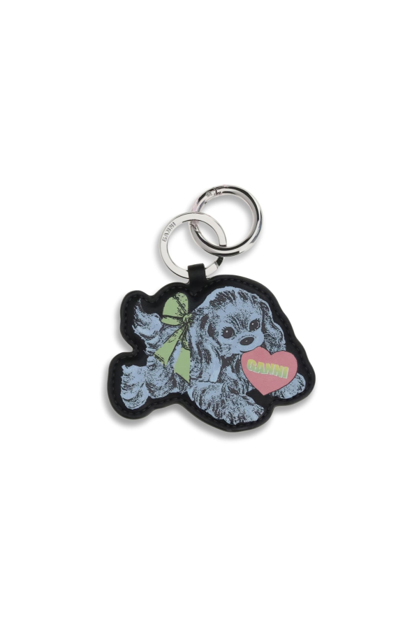 Ganni Puppy Keychain