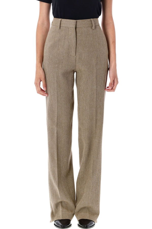Golden Goose Maeva Relaxed Fit Pant - Golden Brown