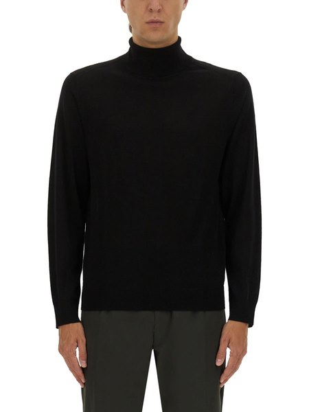 Hed Mayner Hi-Turtleneck Sweater - Navy | Garmentory