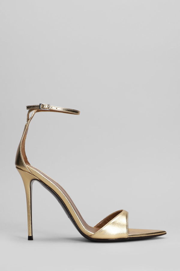 Giuseppe Zanotti Intriigo Strap 105 Sandals - Gold