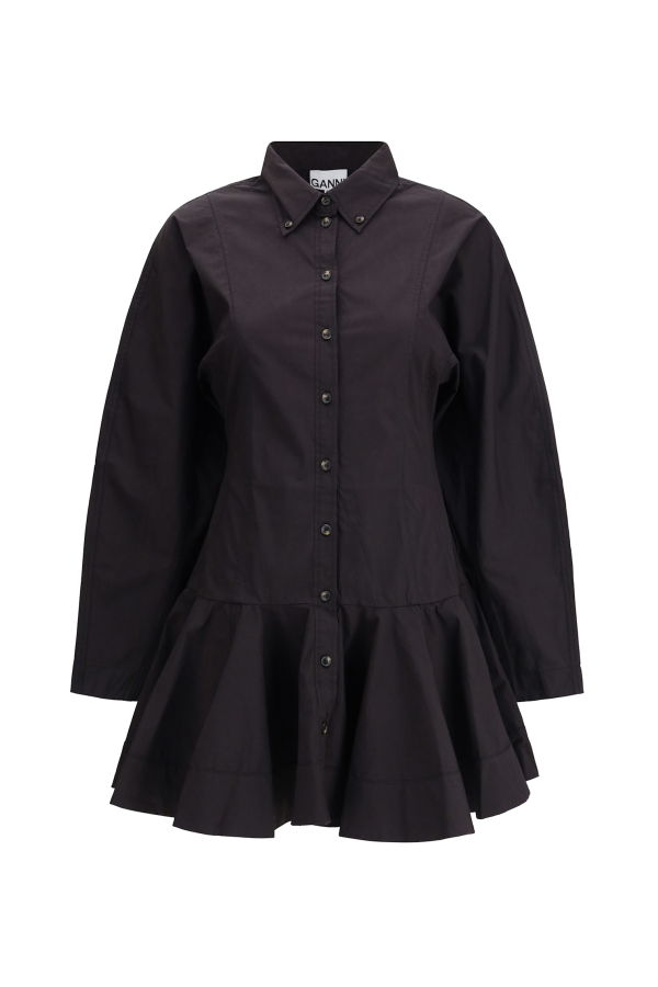 Ganni Short Chemisier Dress