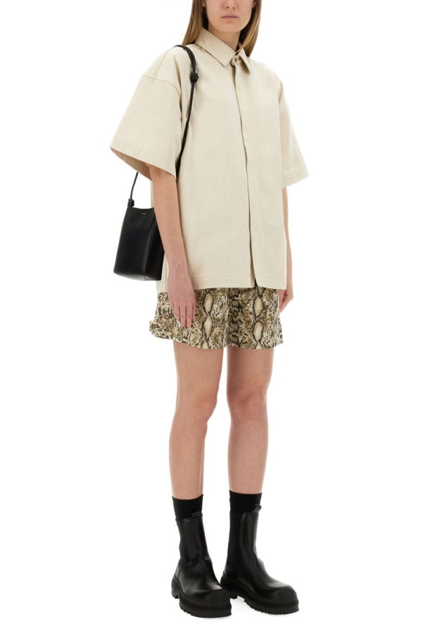 Jil Sander Heavy Cotton Shirt - Beige