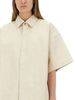Jil Sander Heavy Cotton Shirt - Beige - Thumbnail 4