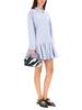 Ganni Striped Chemisier Dress - Baby Blue - Thumbnail 2