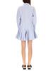 Ganni Striped Chemisier Dress - Baby Blue - Thumbnail 3