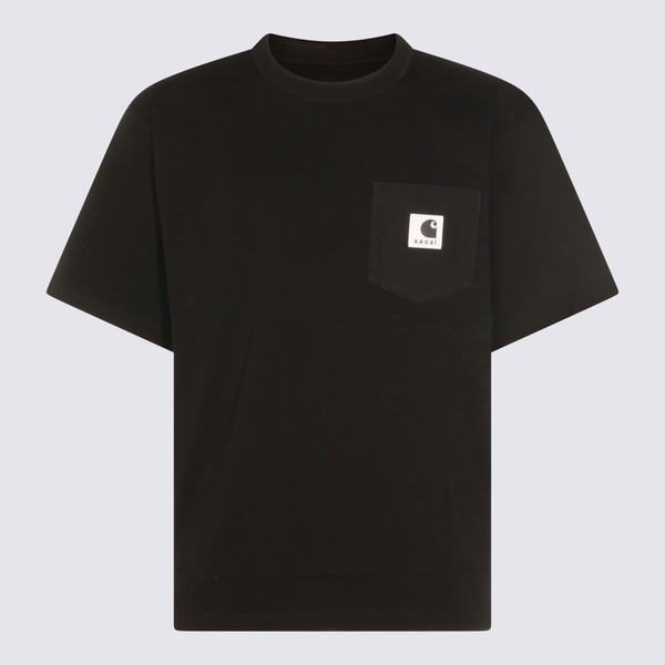 sacai Cotton T-Shirt - Black sacai Cotton T-Shirt - Black