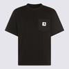 sacai Cotton T-Shirt - Black - Thumbnail 1