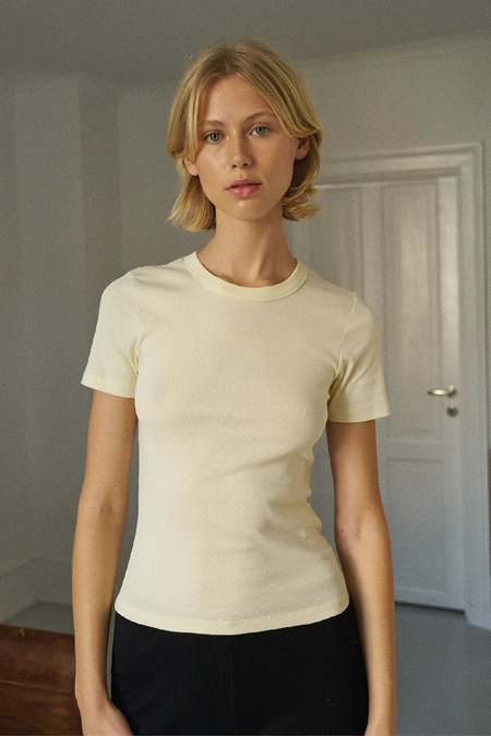 トップス Paloma Wool SOUVENIR SAINT ANGELO Paloma Wool Souvenir Saint Angelo Ribbed Organic Cotton Graphic