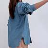 Chimala Chambray Work Shirt - Blue - Thumbnail 4