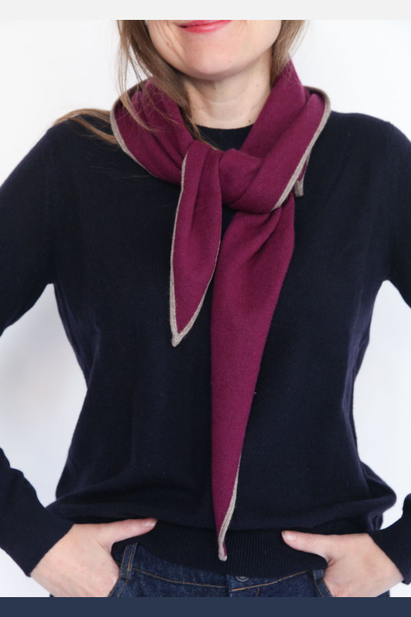 Stone Diamond Scarf Medium Scarf