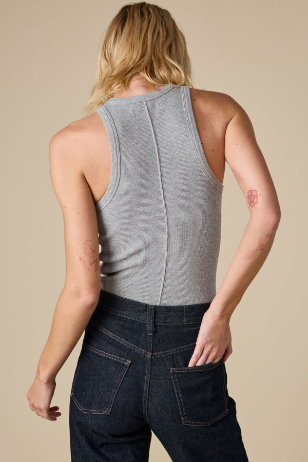 Sold Out NYC The Not So Basic Tank - Heather Grey
