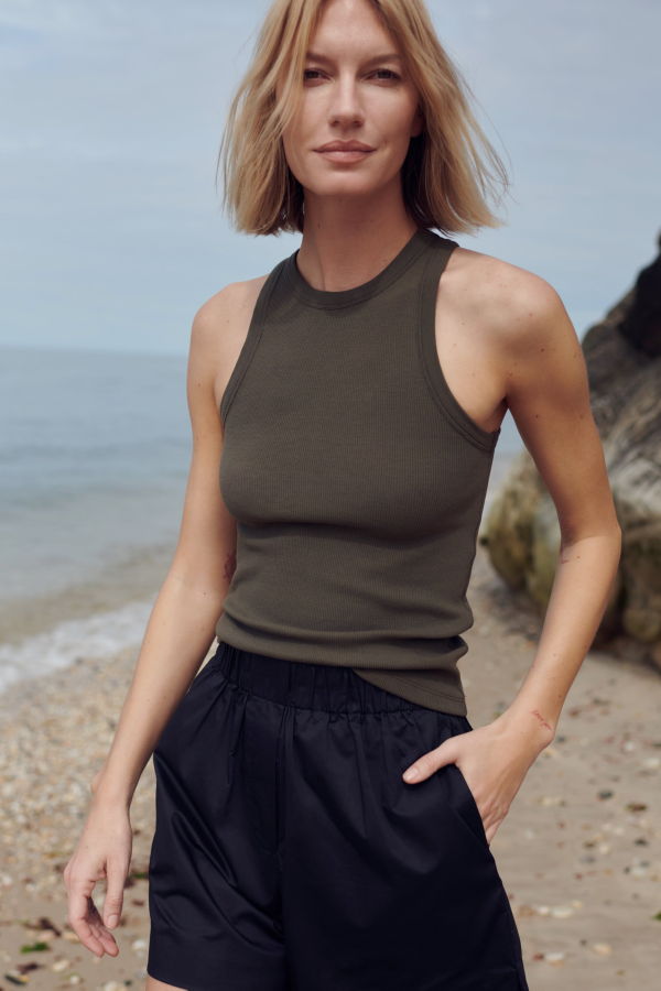 Sold Out NYC The Not So Basic Tank - Olive