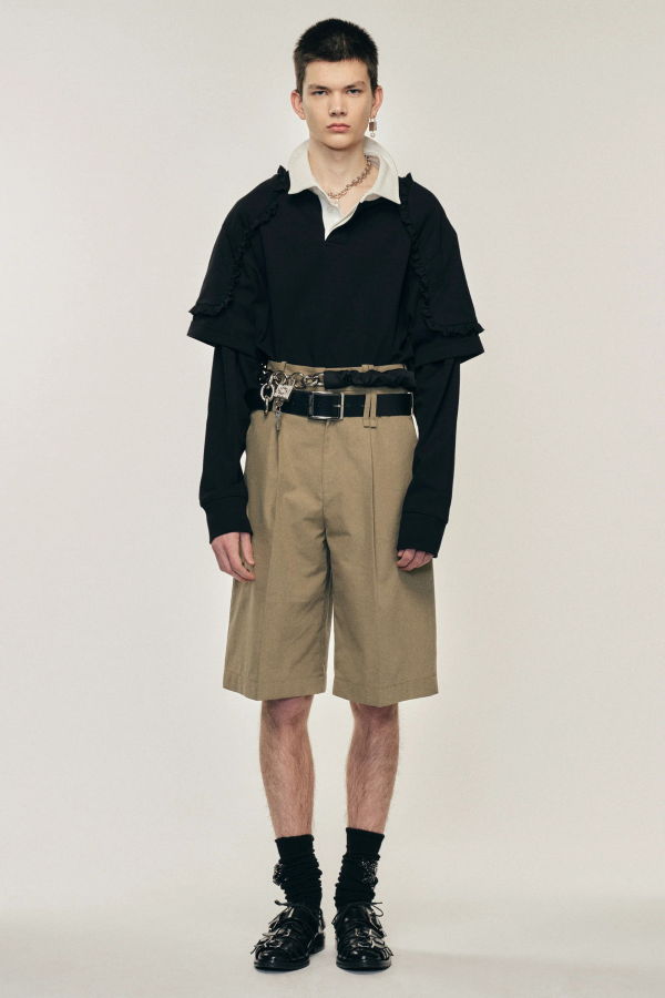 Simone Rocha Layered Ruffle Rugby Shirt