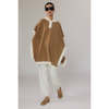MADELEINE THOMPSON Hawk Poncho - Camel - Thumbnail 1