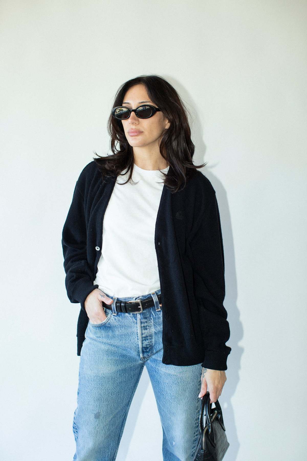 Vintage Cardigan - Black - Image 3 of 5