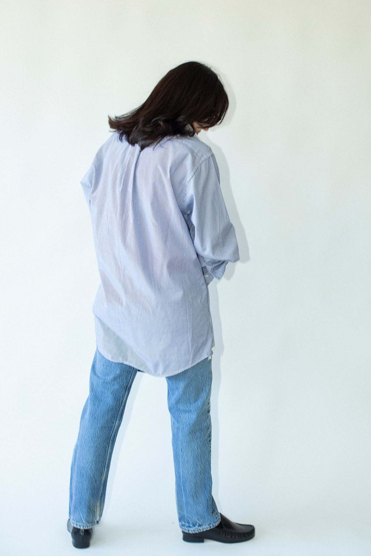 Vintage Contrast Collar Button Up Shirt - Image 7 of 7