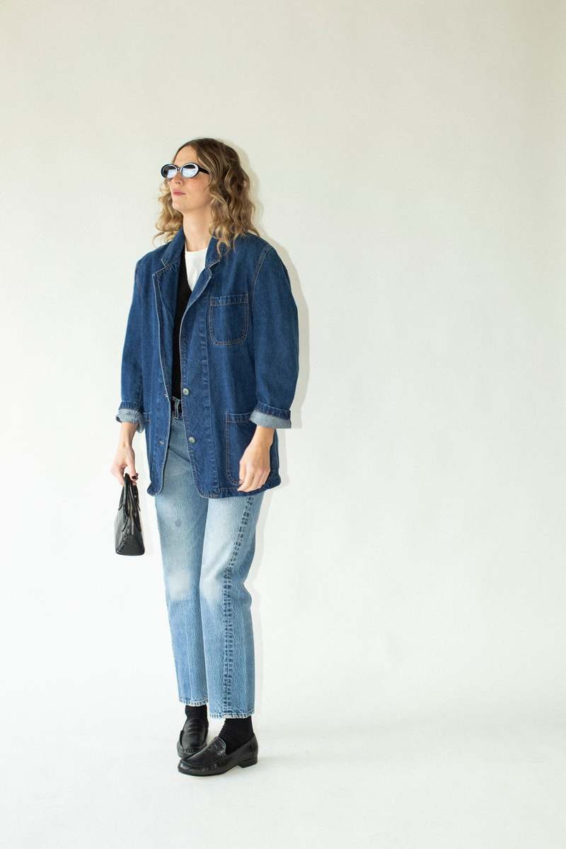 Vintage Denim Blazer