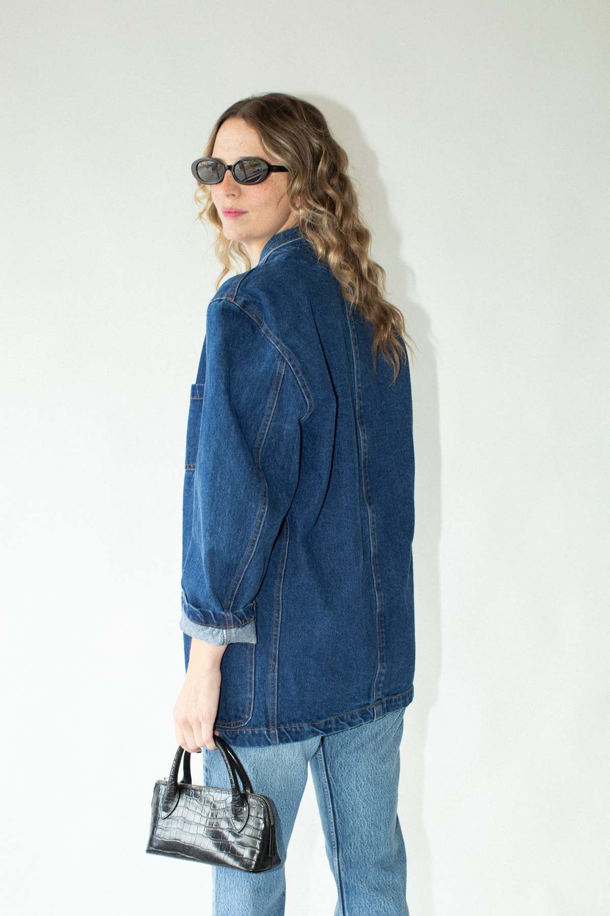 Vintage Denim Blazer - Image 6 of 6