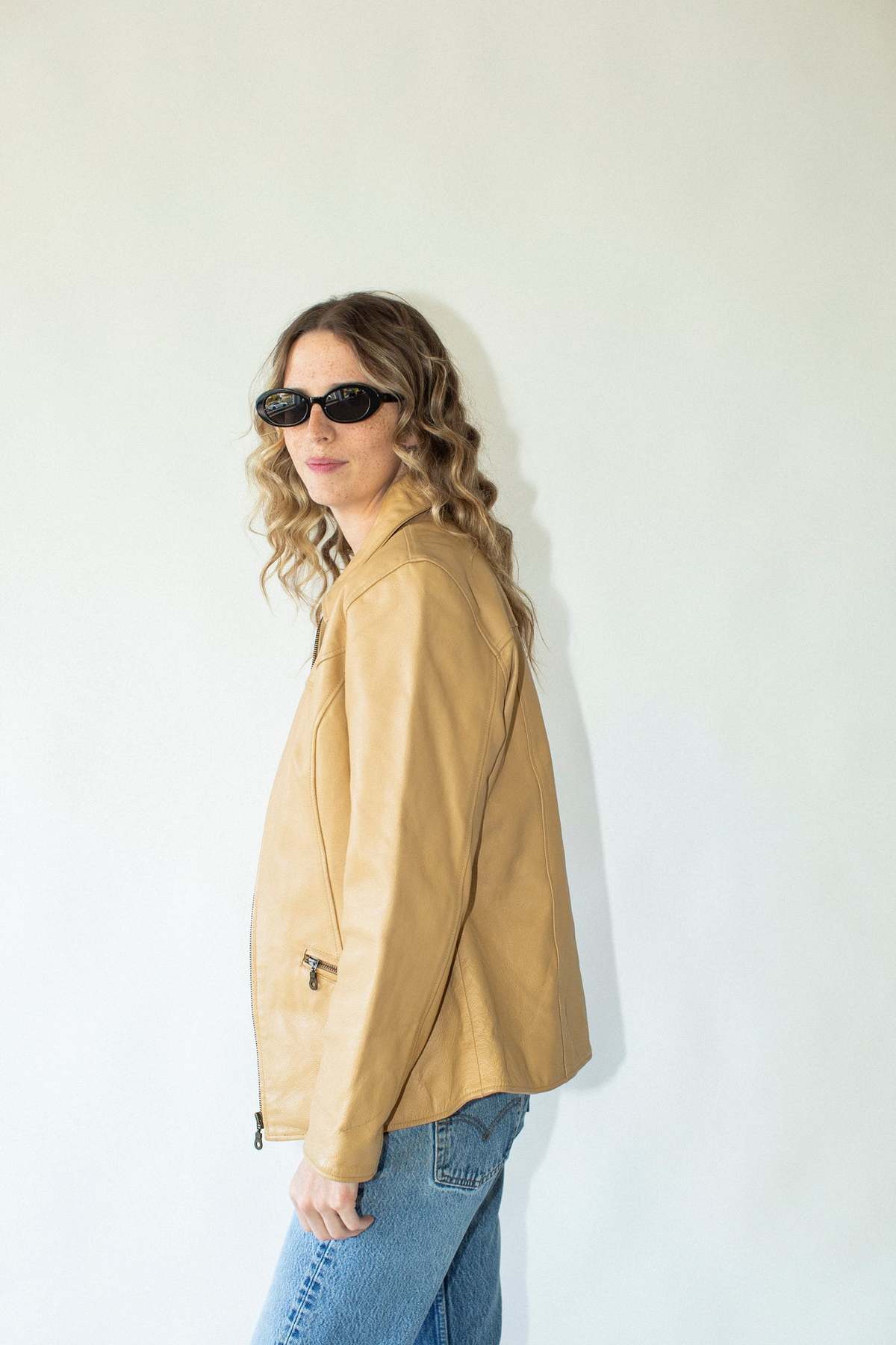 Vintage Leather Jacket - Image 5 of 7