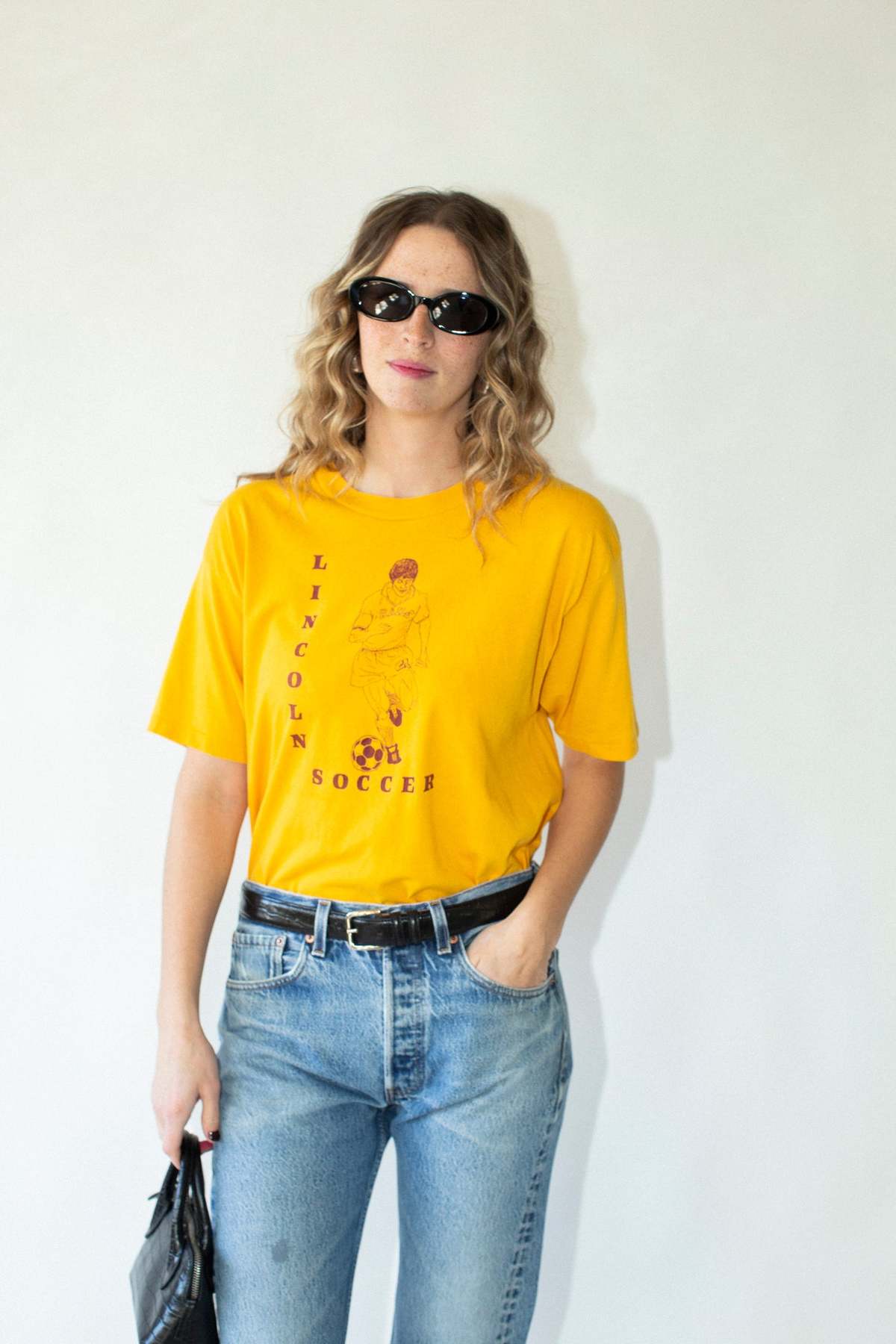 Vintage Lincoln Soccer Tee - Image 2 of 5