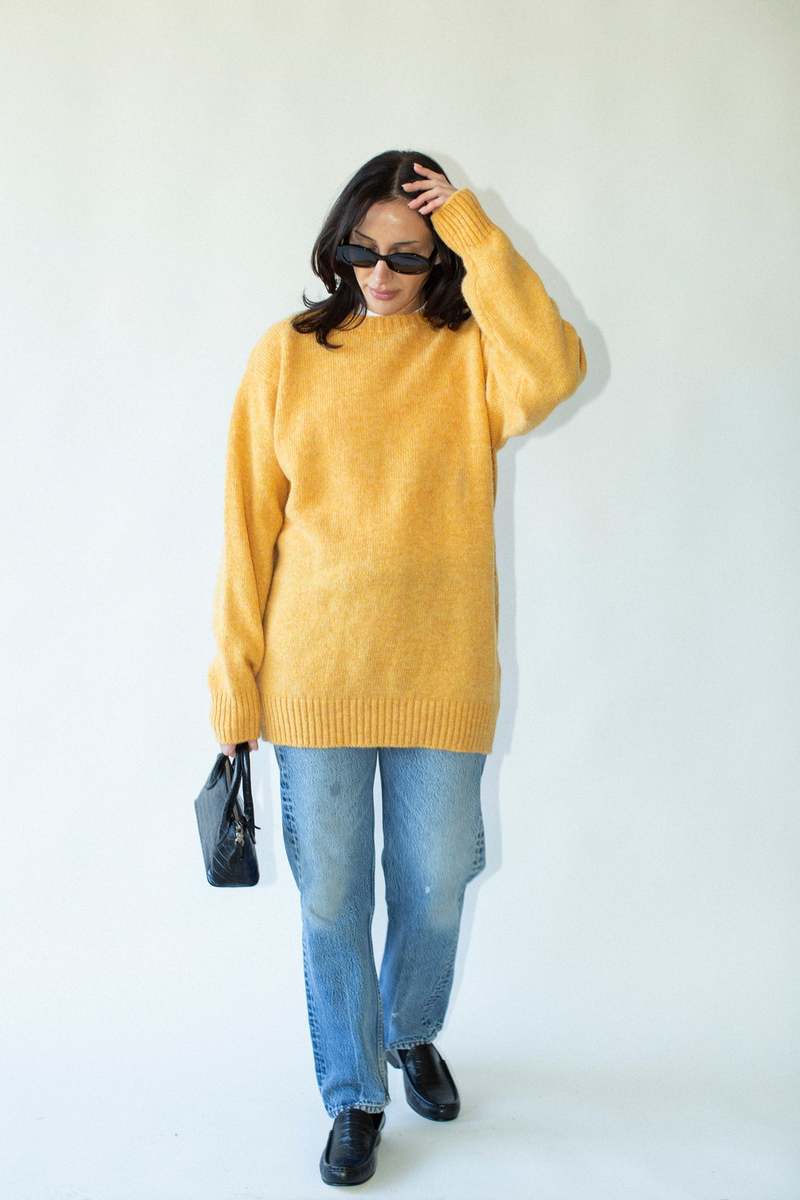 Vintage Sweater - Mustard