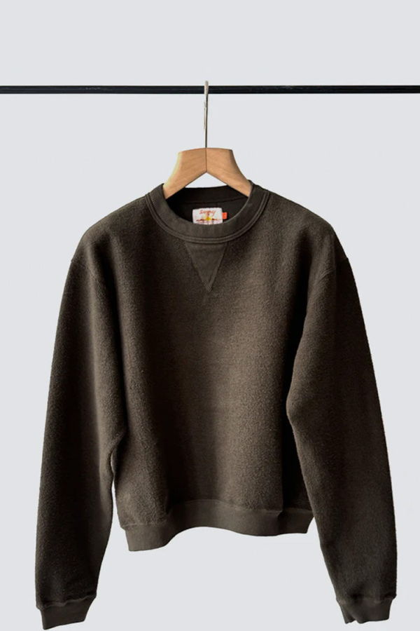 SUNRAY Hina Reverse Fleece Sweatshirt - Black Olive