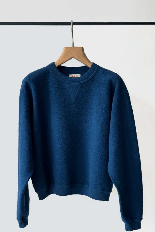 SUNRAY Hina Reverse Fleece Sweatshirt - Blue Opal