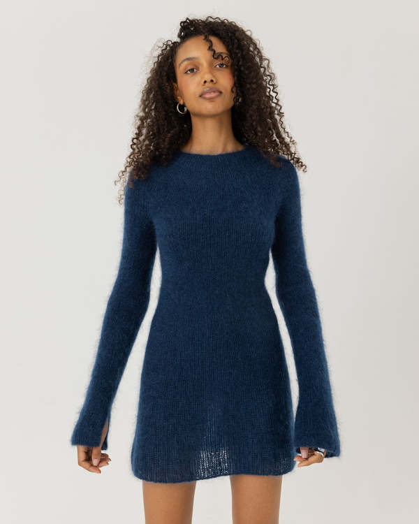 The Knotty Ones Eglut Dress - Midnight Blue