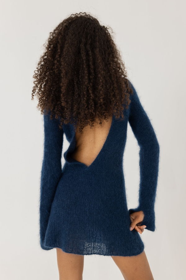 The Knotty Ones Eglutė Dress - Midnight Blue