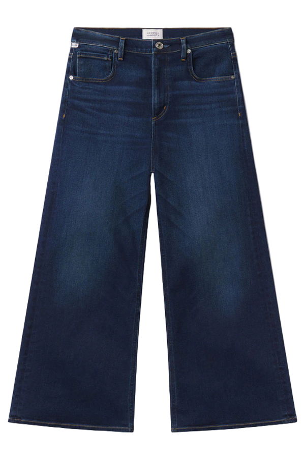 Citizens of Humanity Lyra Crop Wide Leg Jeans - Dakota