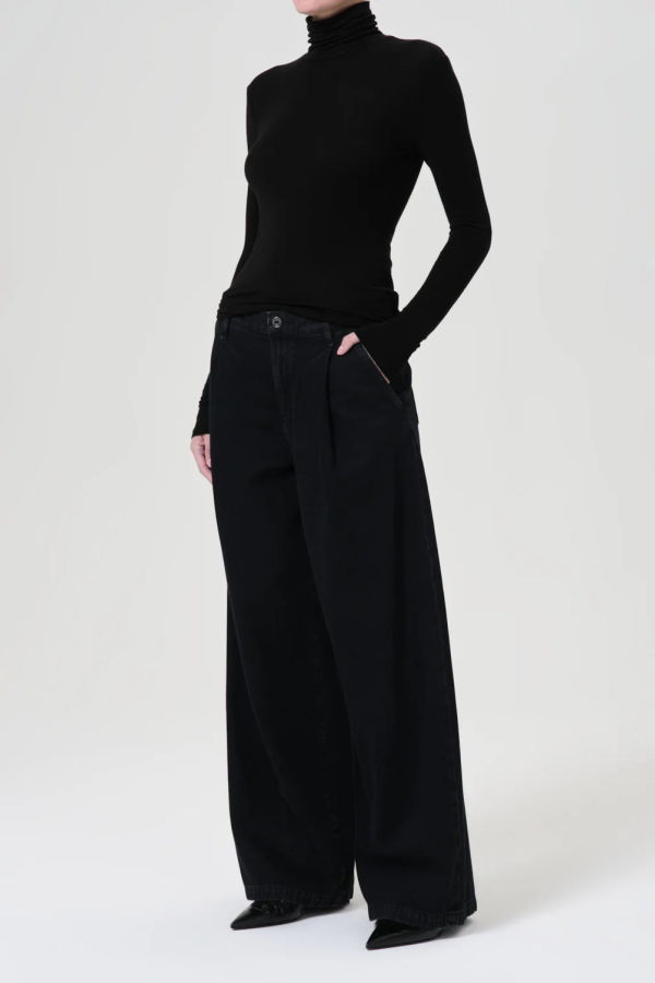 AGOLDE Pascale Turtleneck - Black