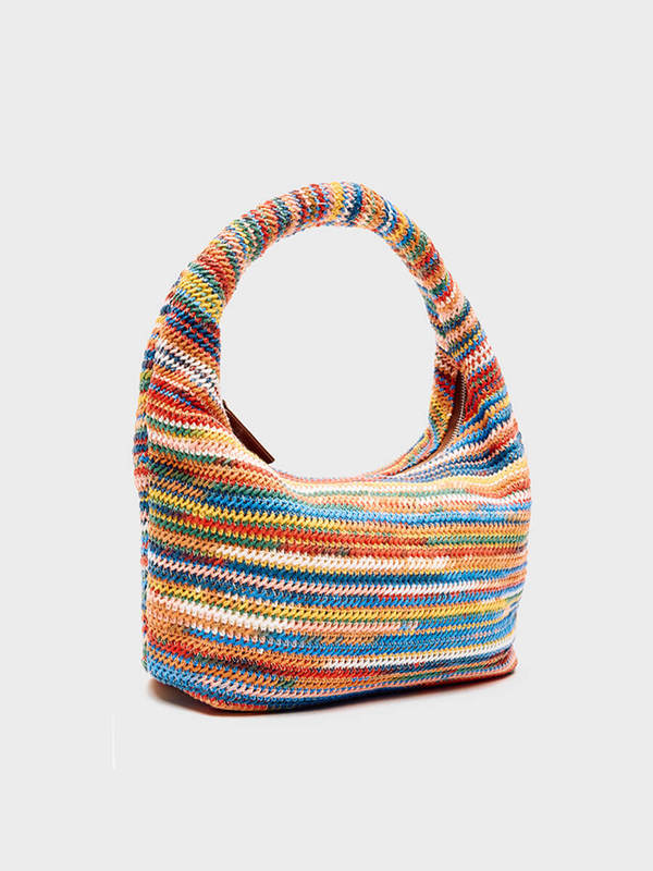NUNOO Mini Dandy Crochet Bag - Multi-Coloured