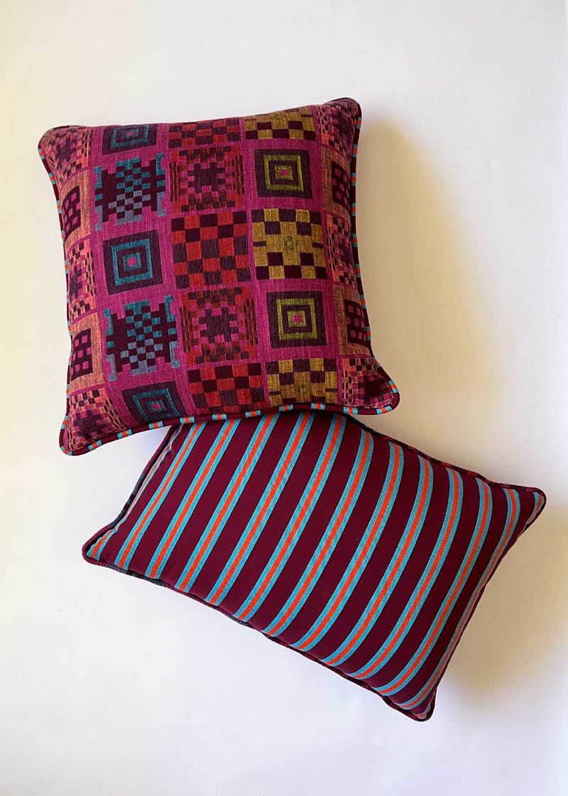 Ace & Jig Hug Piped Pillow - Talent