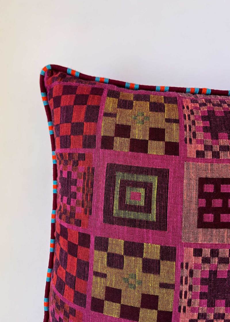 Ace & Jig Hug Piped Pillow - Talent