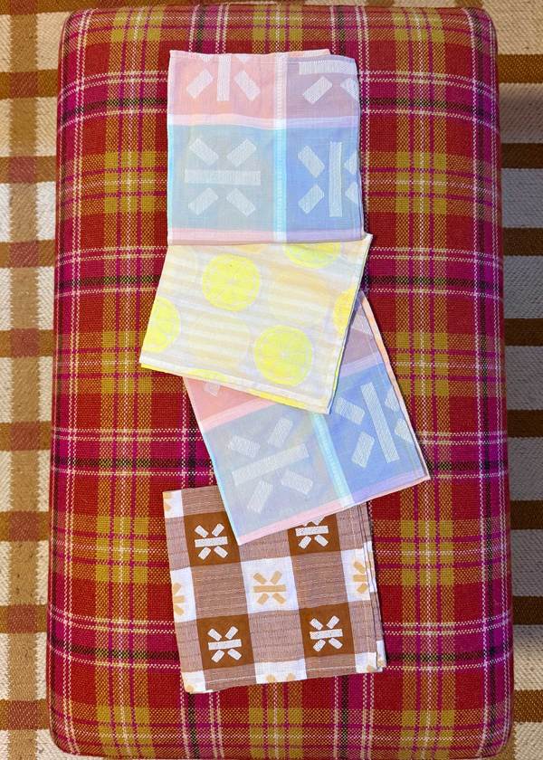 Ace & Jig Napkin Set - Meringue Ace & Jig Napkin Set - Meringue