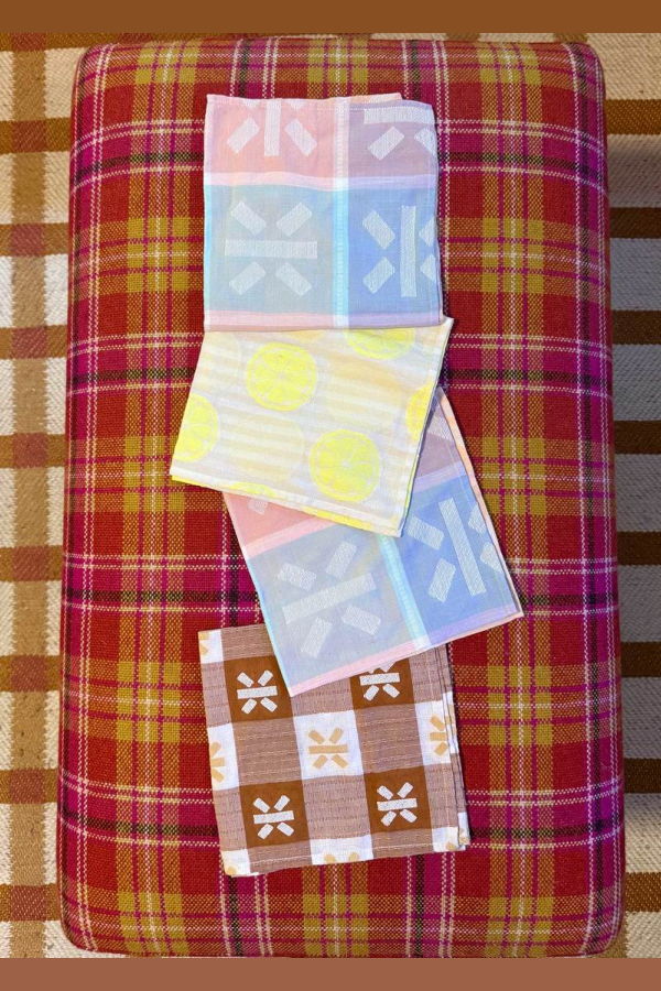 Ace & Jig Napkin Set - Meringue