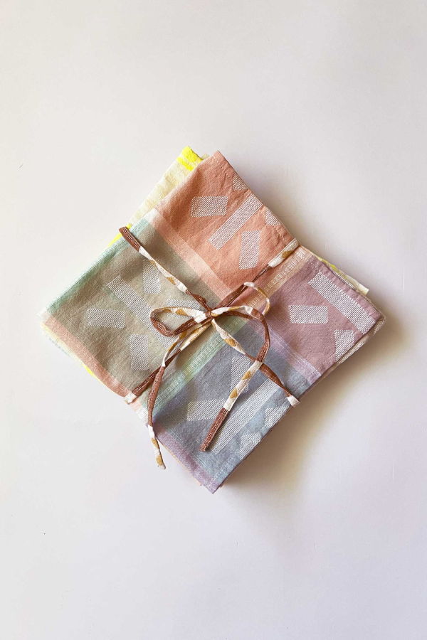 Ace & Jig Napkin Set - Meringue