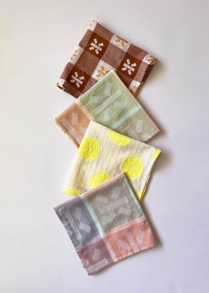 Ace & Jig Napkin Set - Meringue