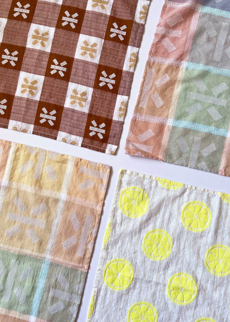 Ace & Jig Napkin Set - Meringue